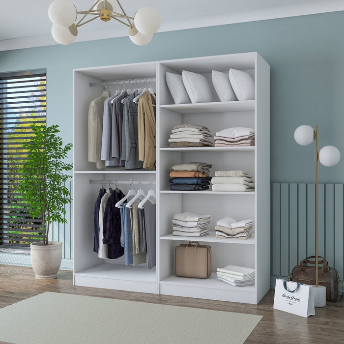 Hanah Home Armario Blanco BA194 - 4574